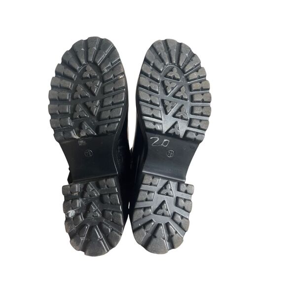 Anthropologie Seychelles chunky black Mary Jane heeled shoe 7.5 - Picture 4 of 5